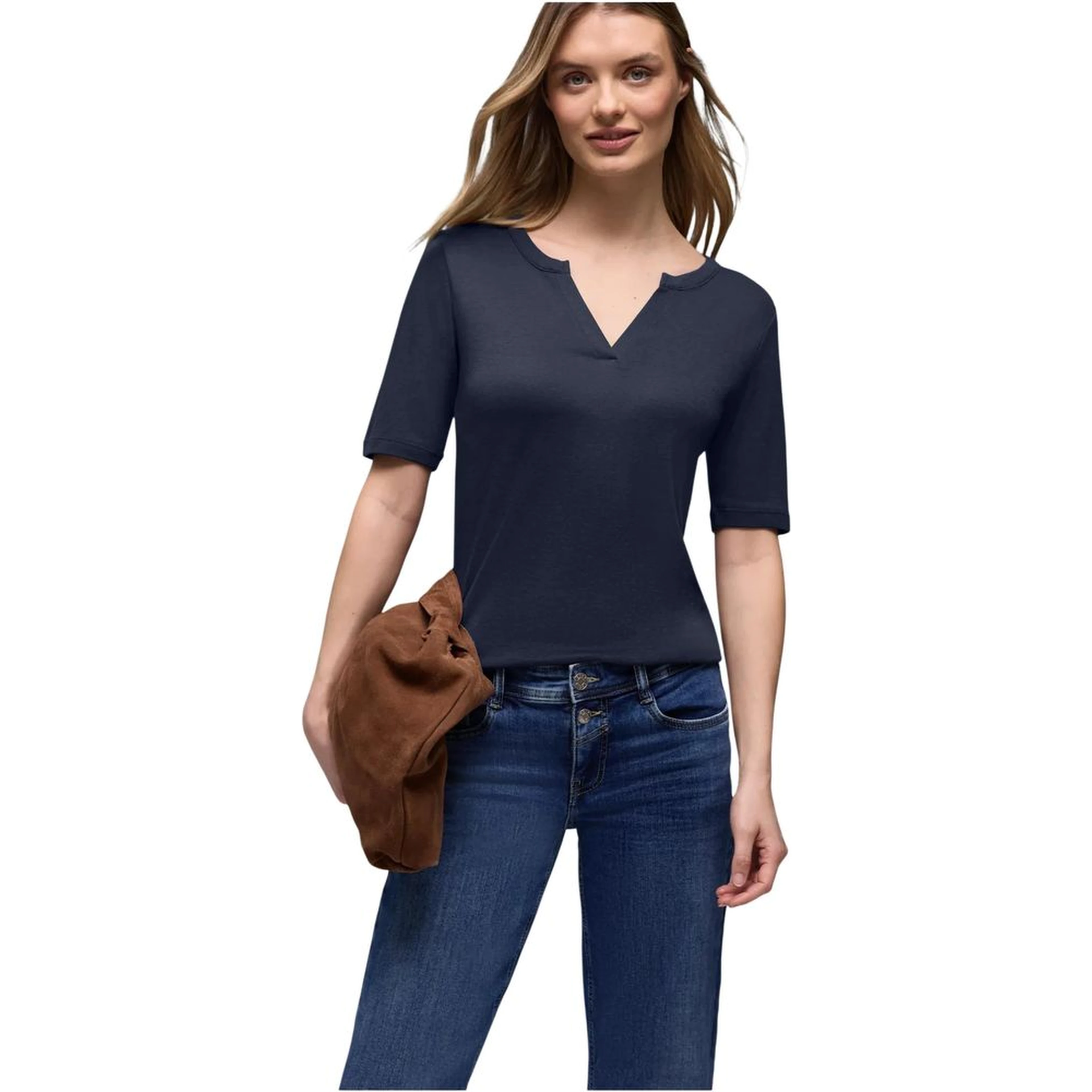 Blue Cotton T-Shirt