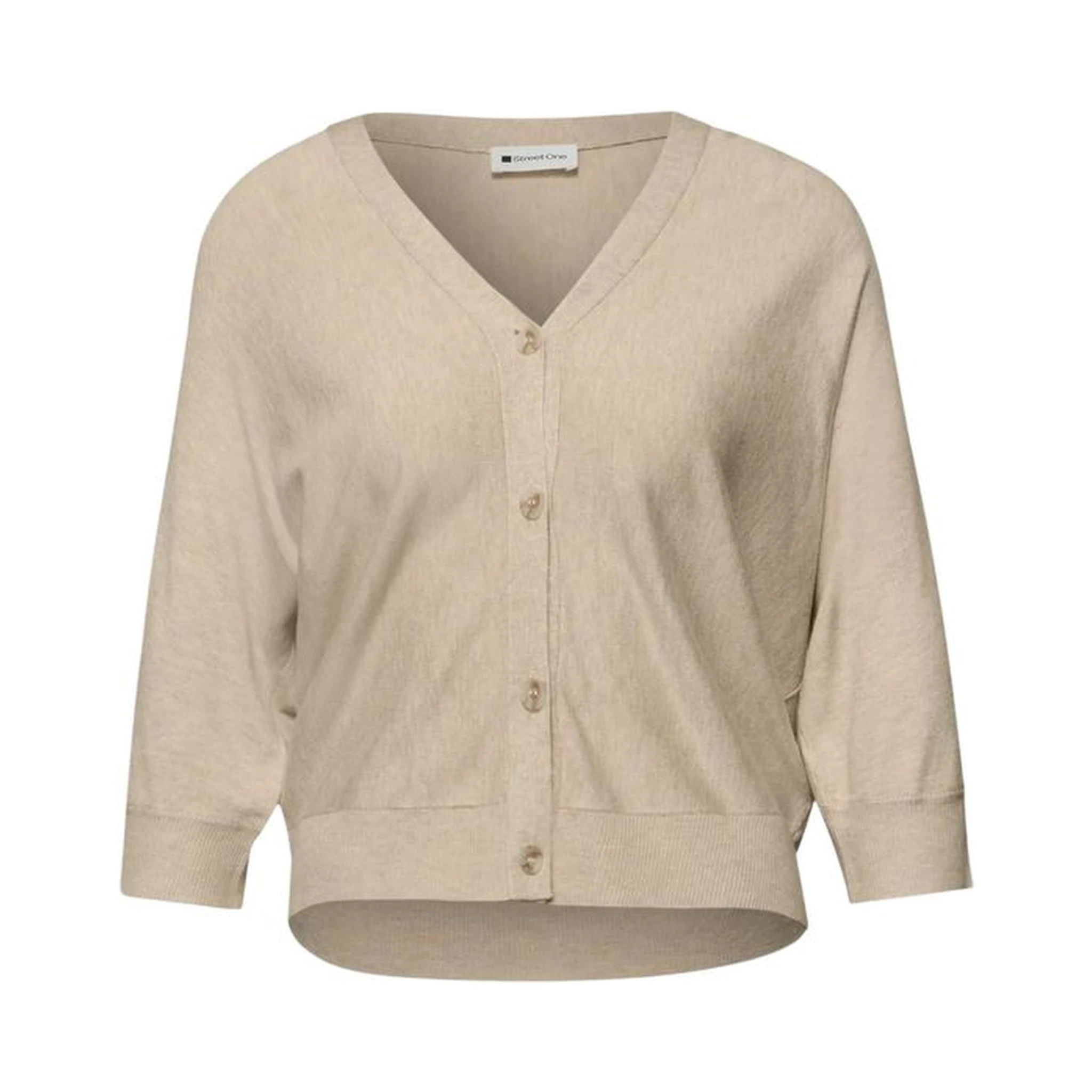 Beige Viscose Cardigan