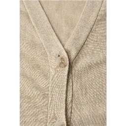 Beige Viscose Cardigan