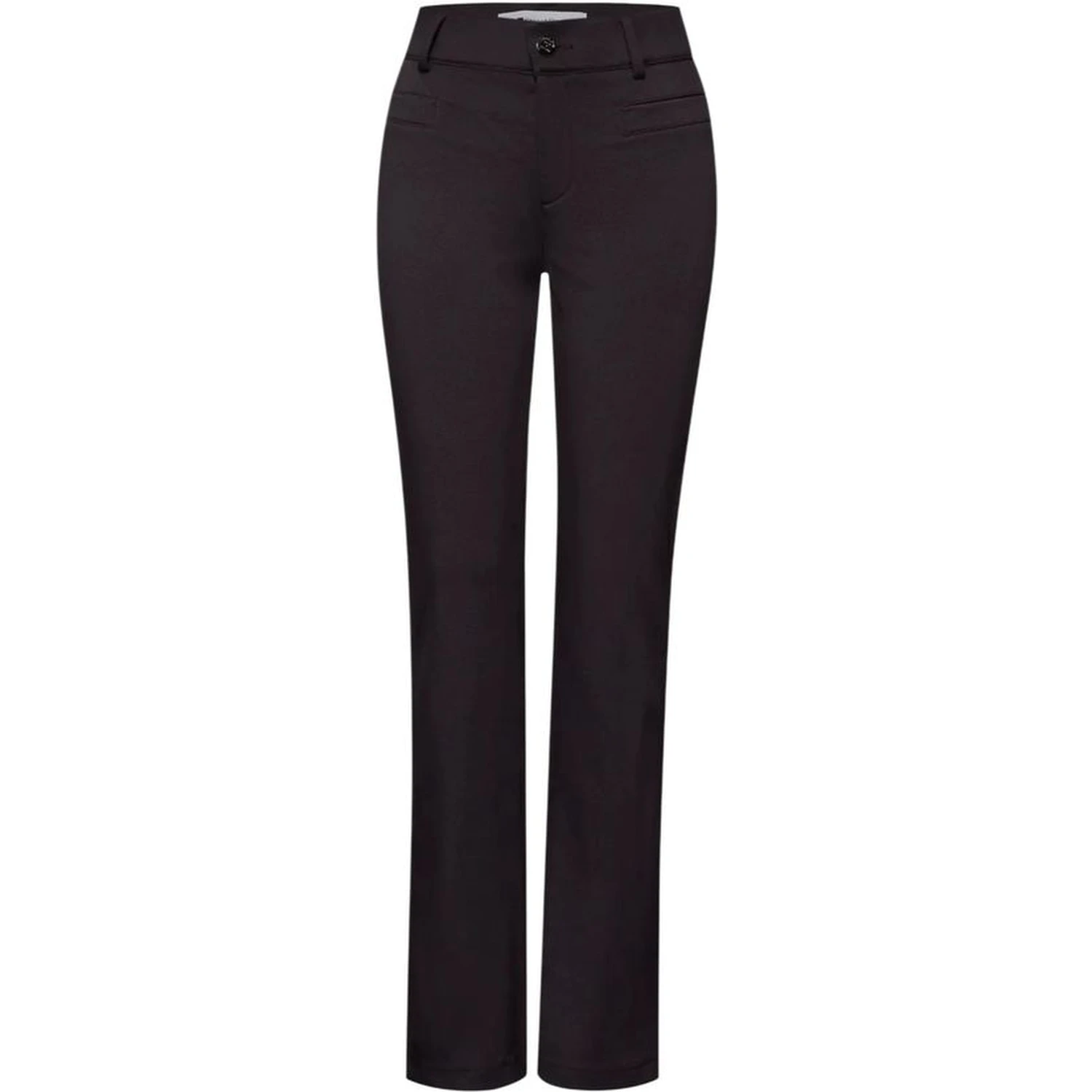 Black Polyamide Bootcut Jeans