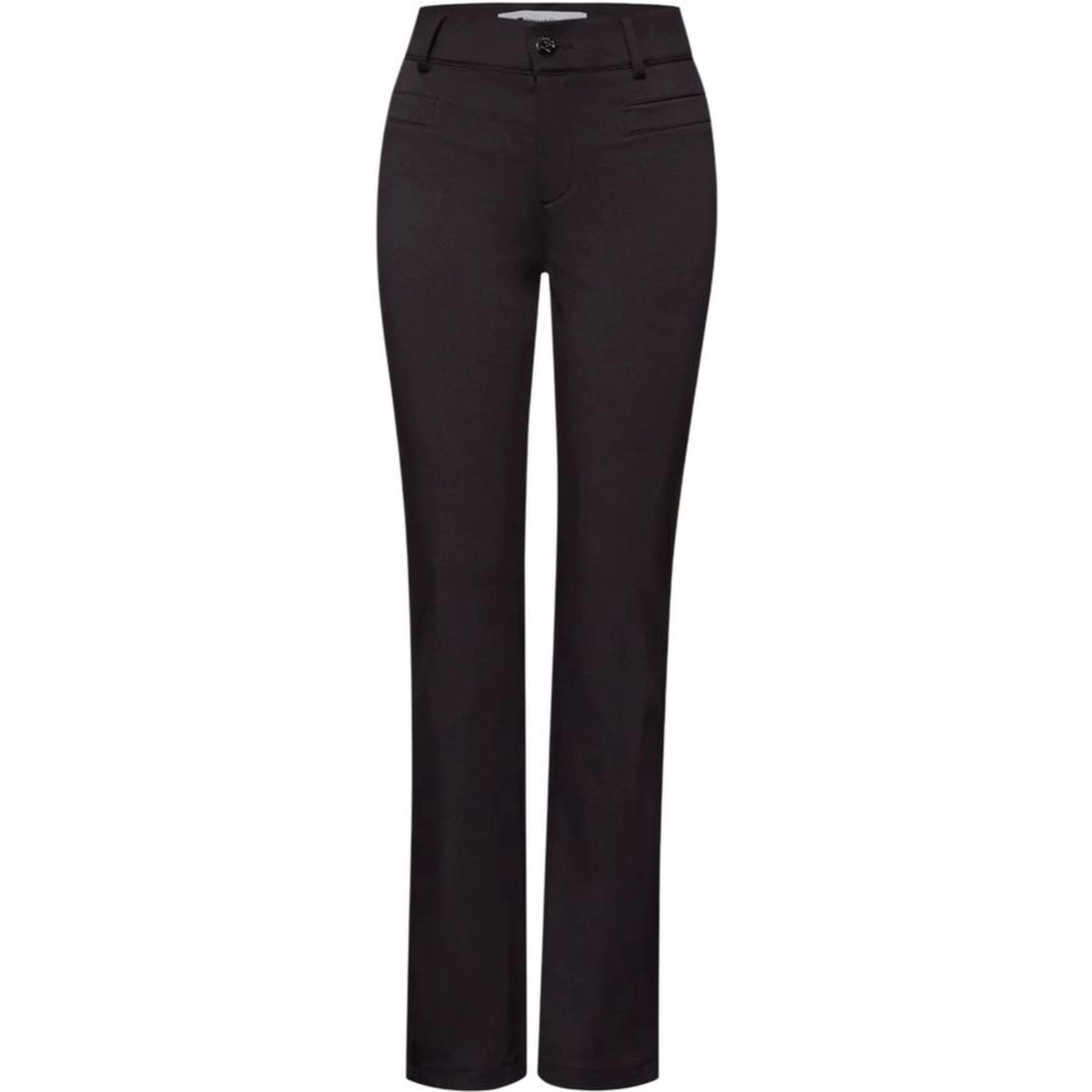 Black Polyamide Bootcut Jeans