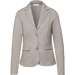 Beige Polyacrylic Blazer