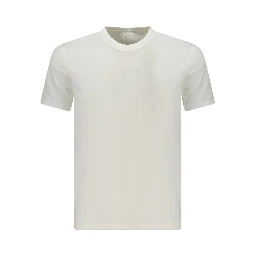 White Cotton Men T-Shirt