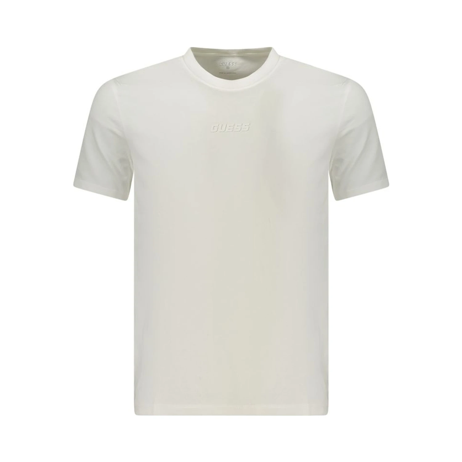 White Cotton Men T-Shirt