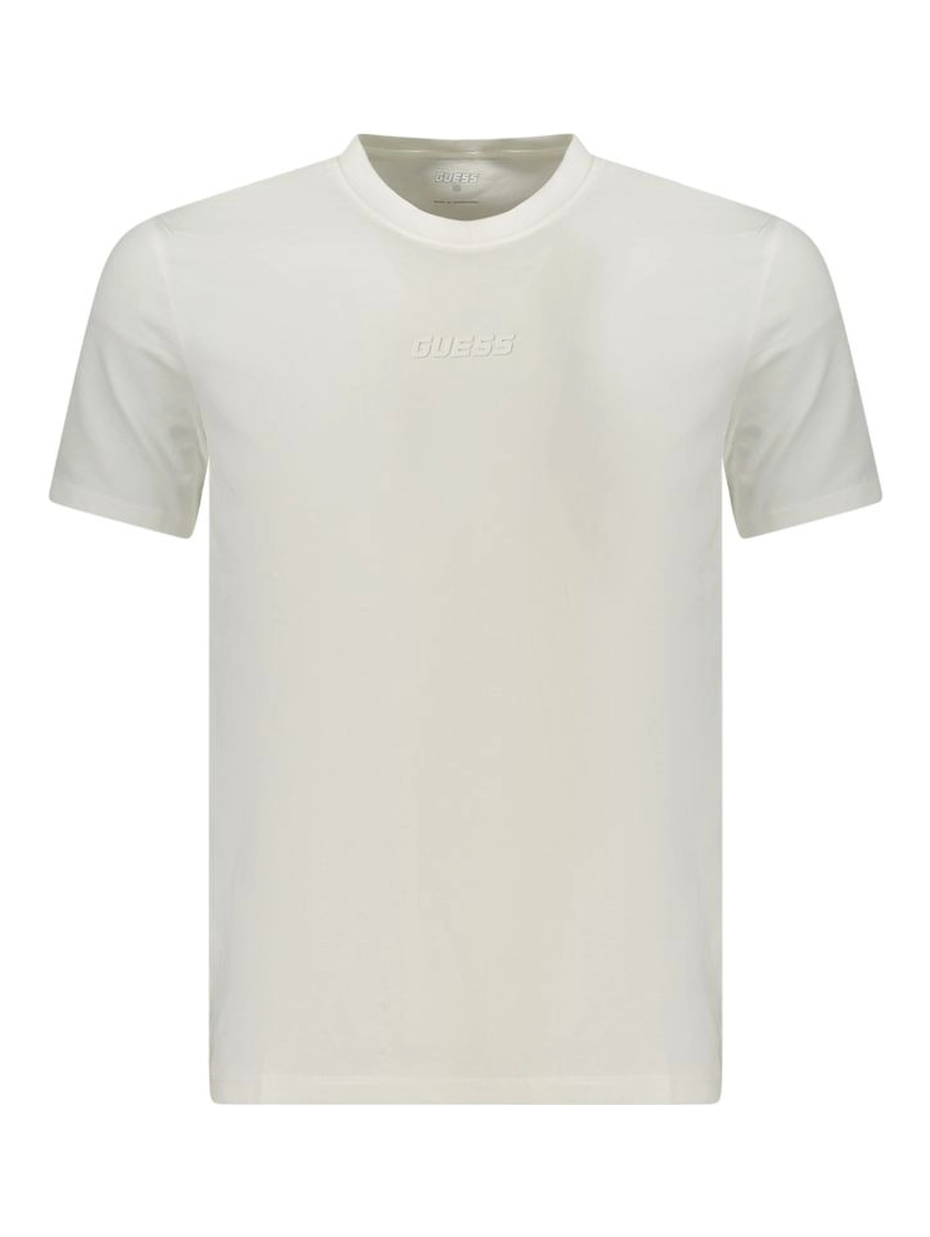 White Cotton Men T-Shirt