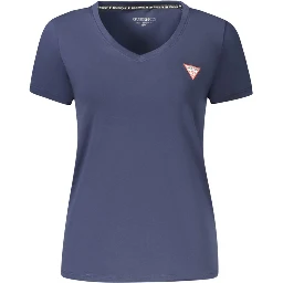 Blue Organic Cotton Women T-Shirt