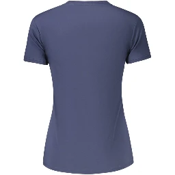 Blue Organic Cotton Women T-Shirt