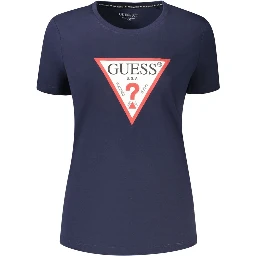 Blue Organic Cotton Women T-Shirt