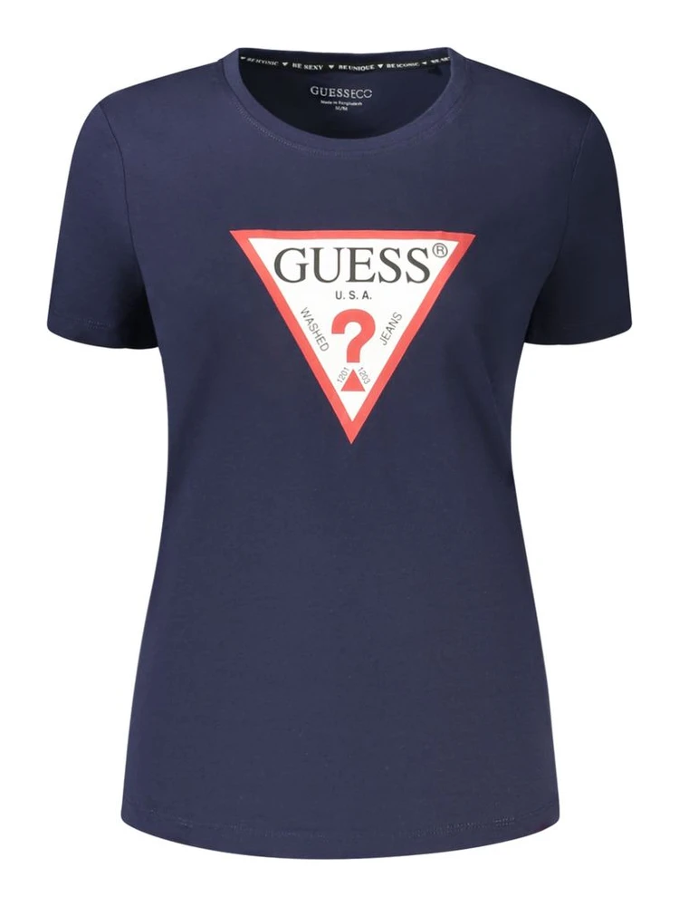 Blue Organic Cotton Women T-Shirt