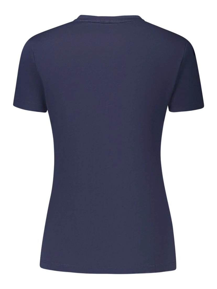 Blue Organic Cotton Women T-Shirt