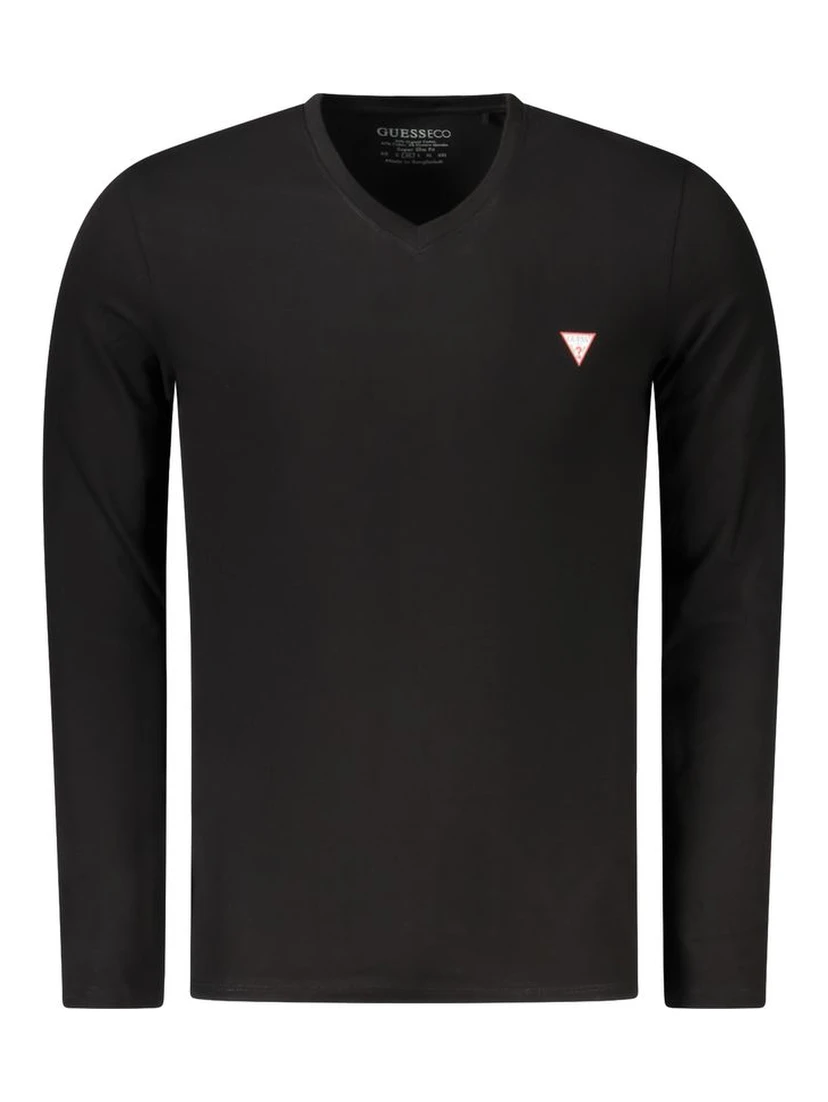 Black Cotton Men T-Shirt