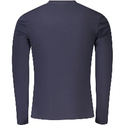 Blue Organic Cotton Men T-Shirt