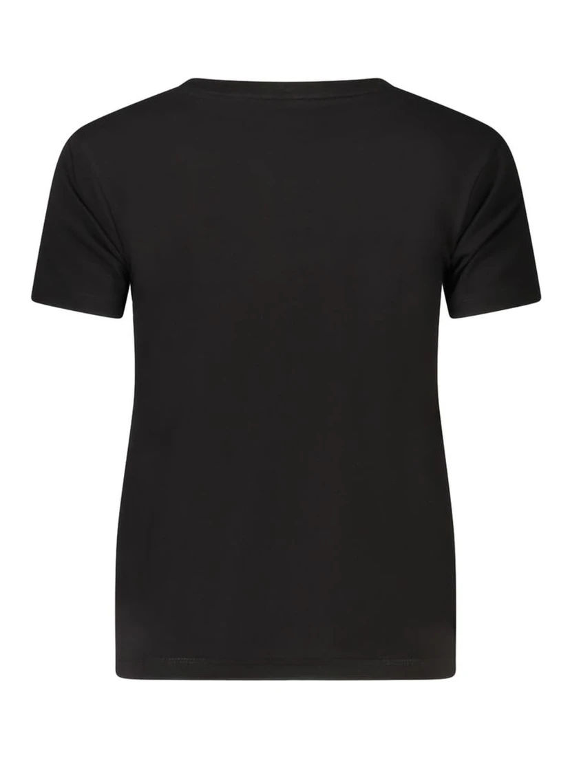 Black Organic Cotton Women T-Shirt