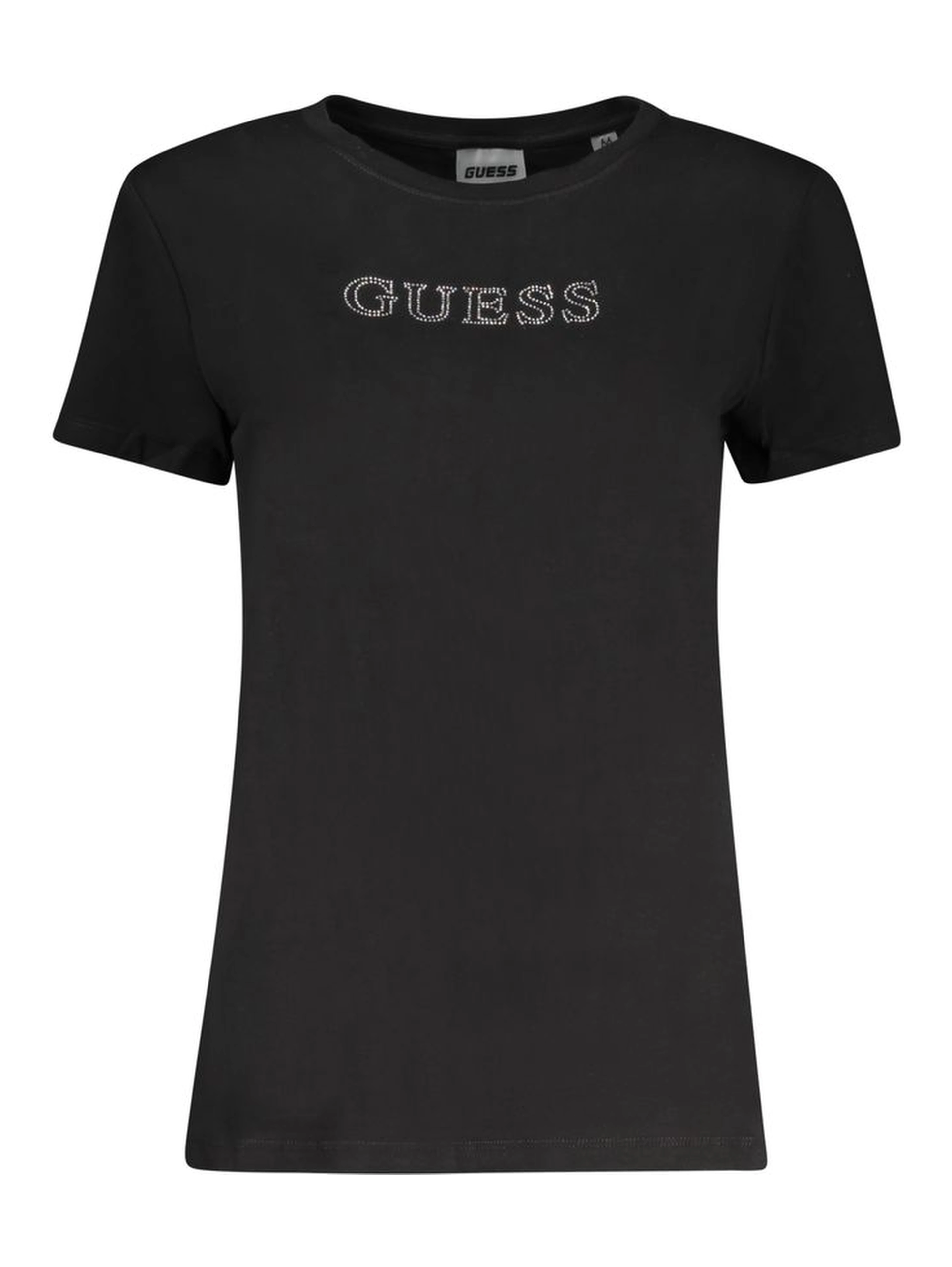 Black Cotton Women T-Shirt