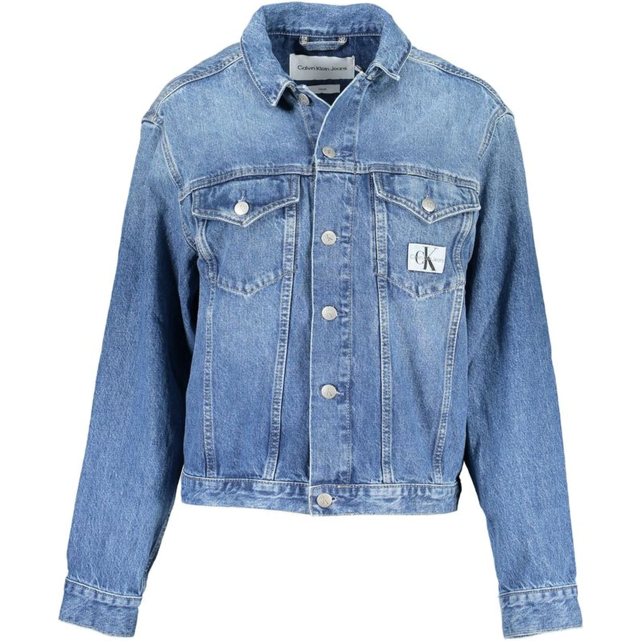 Azzurro Cotton Women Jacket