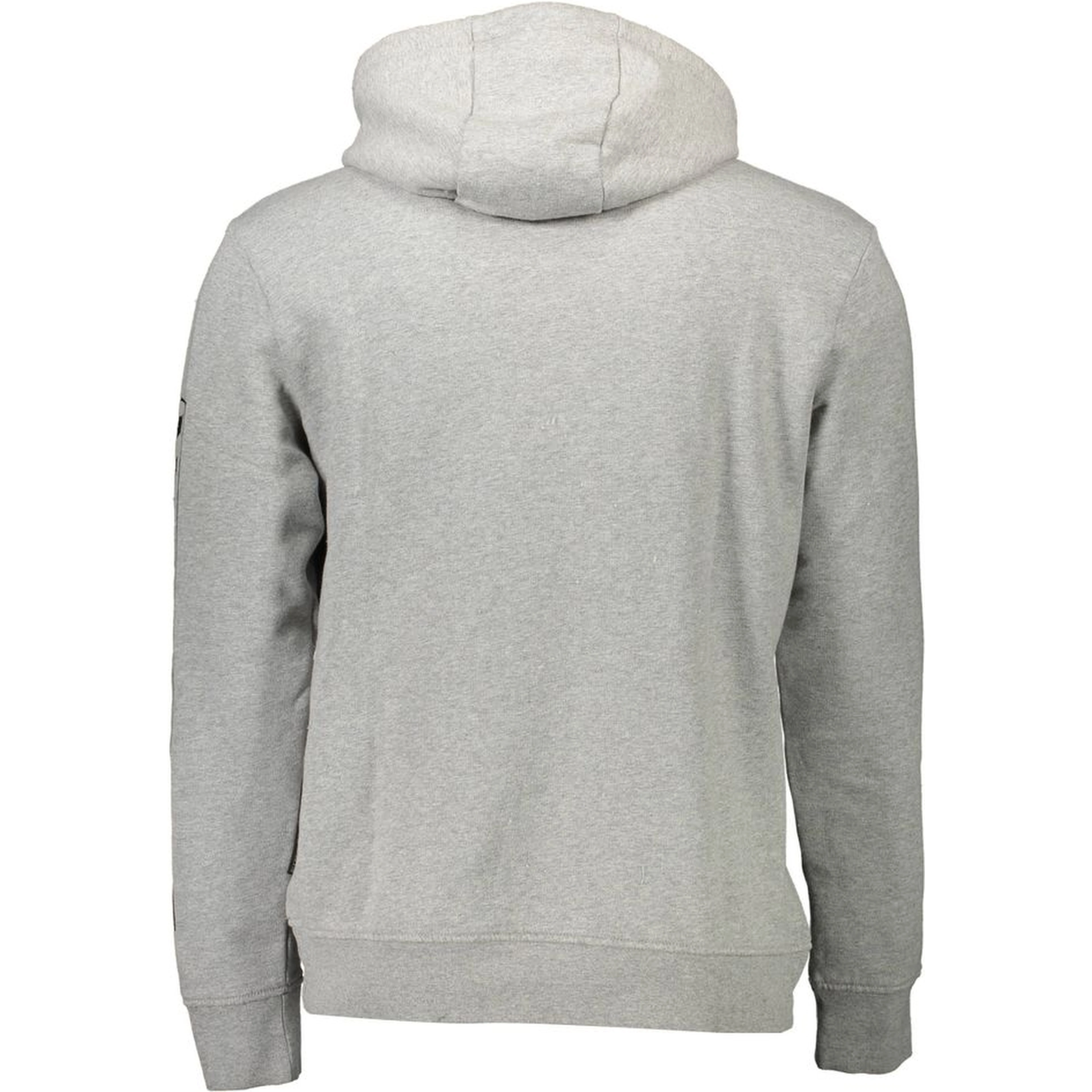 Gray Cotton Men Sweater