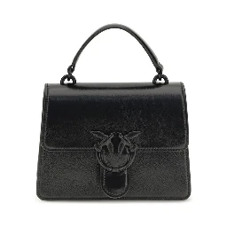 Black Goatskin Shoulder Bag
