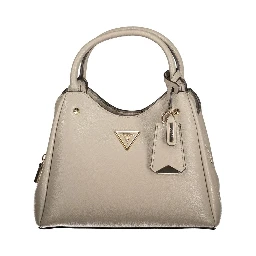 Grigio Poliuretano Women Handbag