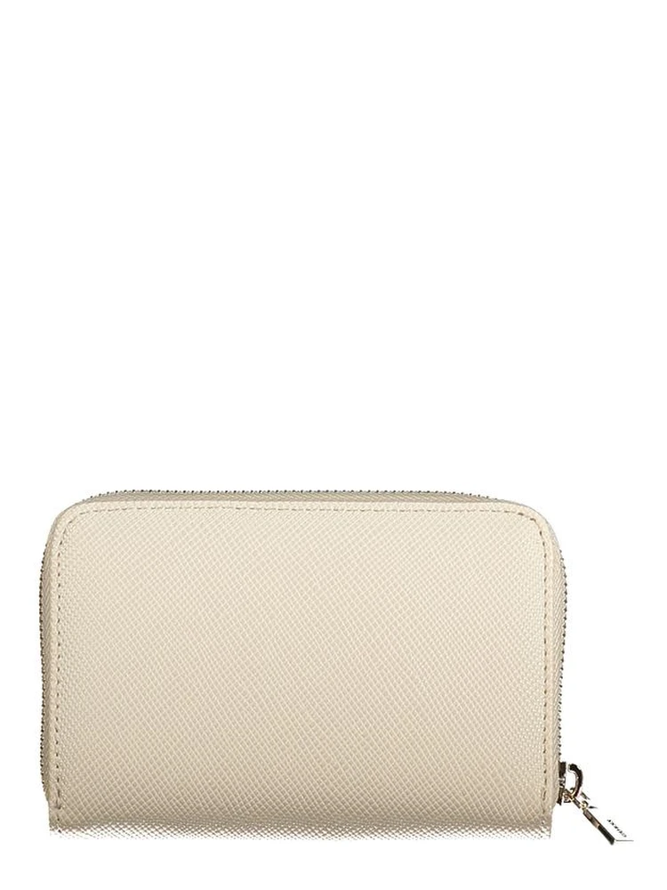 Beige Polyurethane Women Wallet alternative