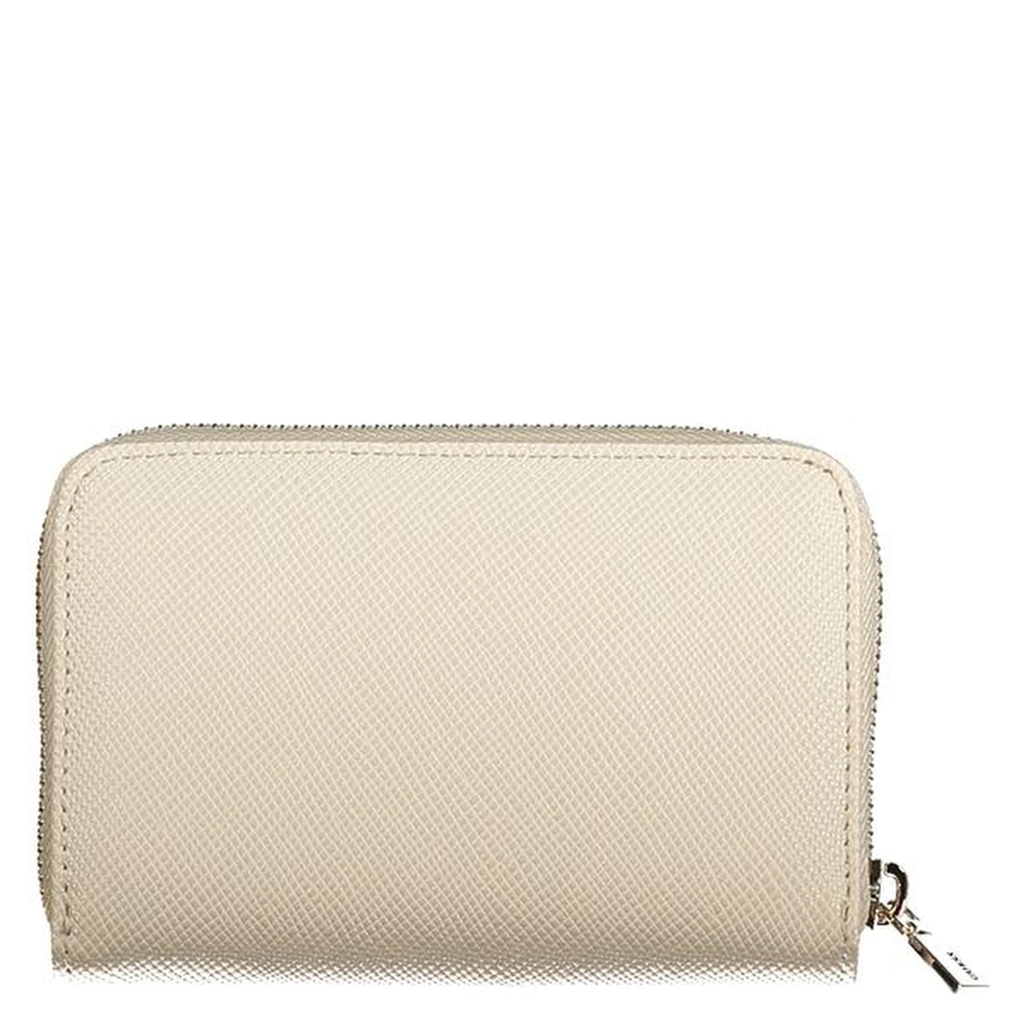Beige Polyurethane Women Wallet
