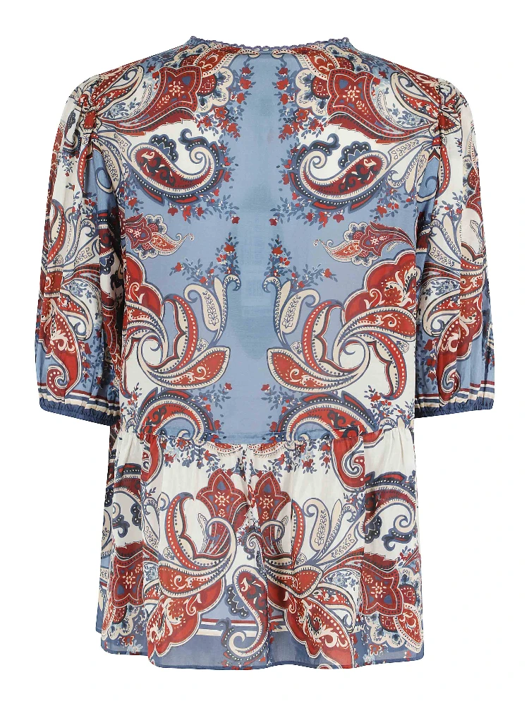 PAISLEY SCARF CREAM BLOUSE alternative