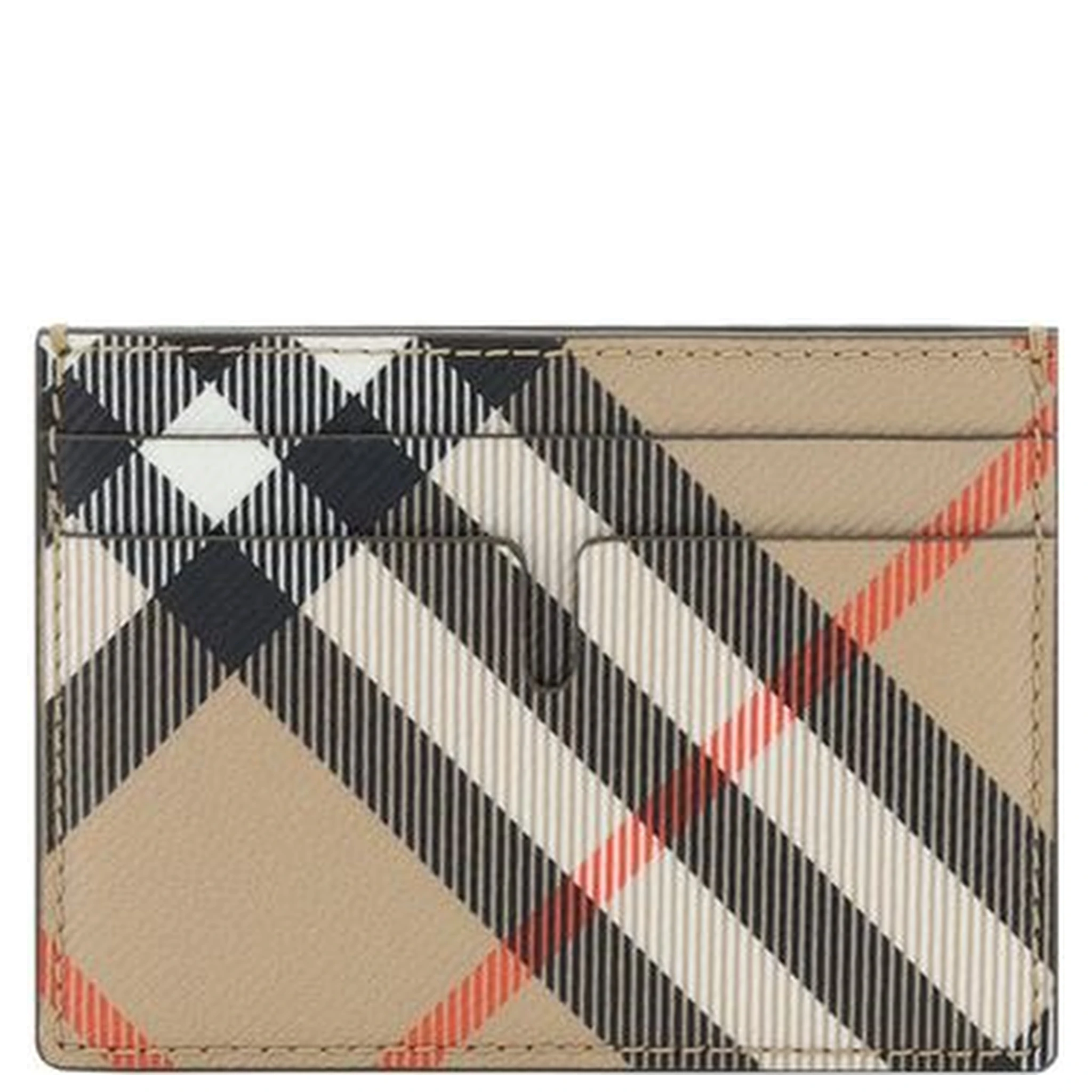 Beige Cotton Cardholder