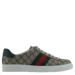 Beige Rubber Low Top Sneakers