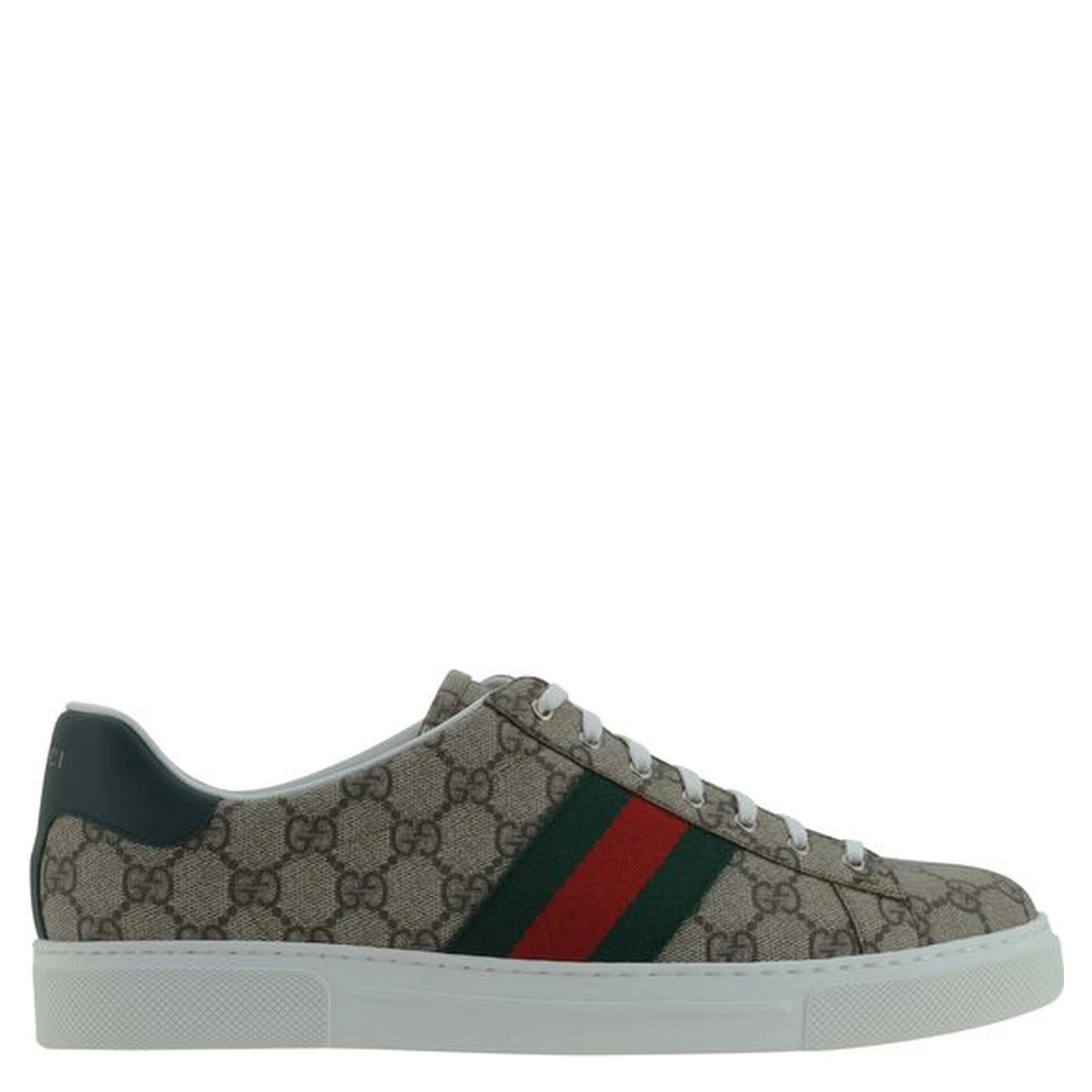 Beige Rubber Low Top Sneakers