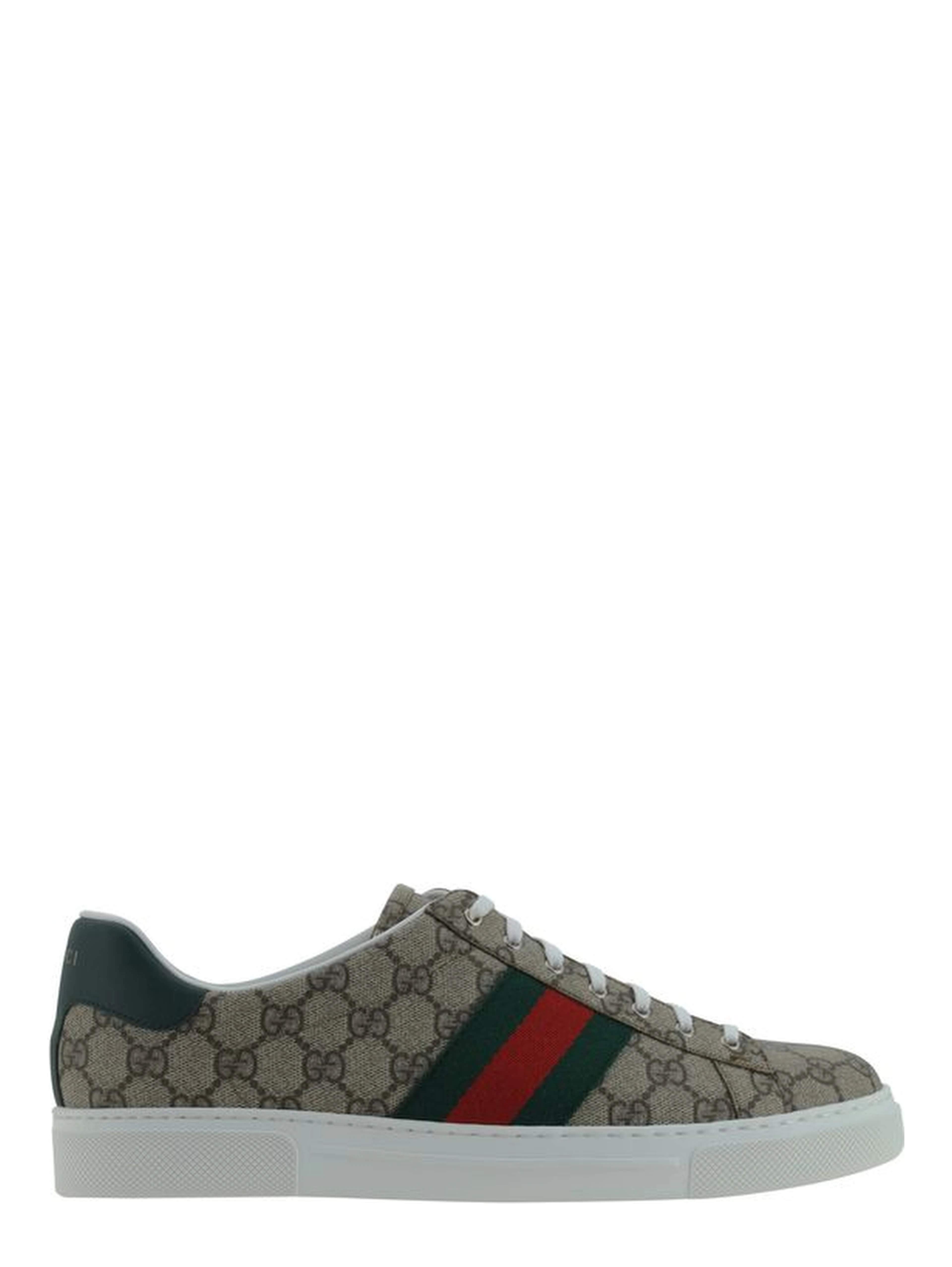 Beige Rubber Low Top Sneakers