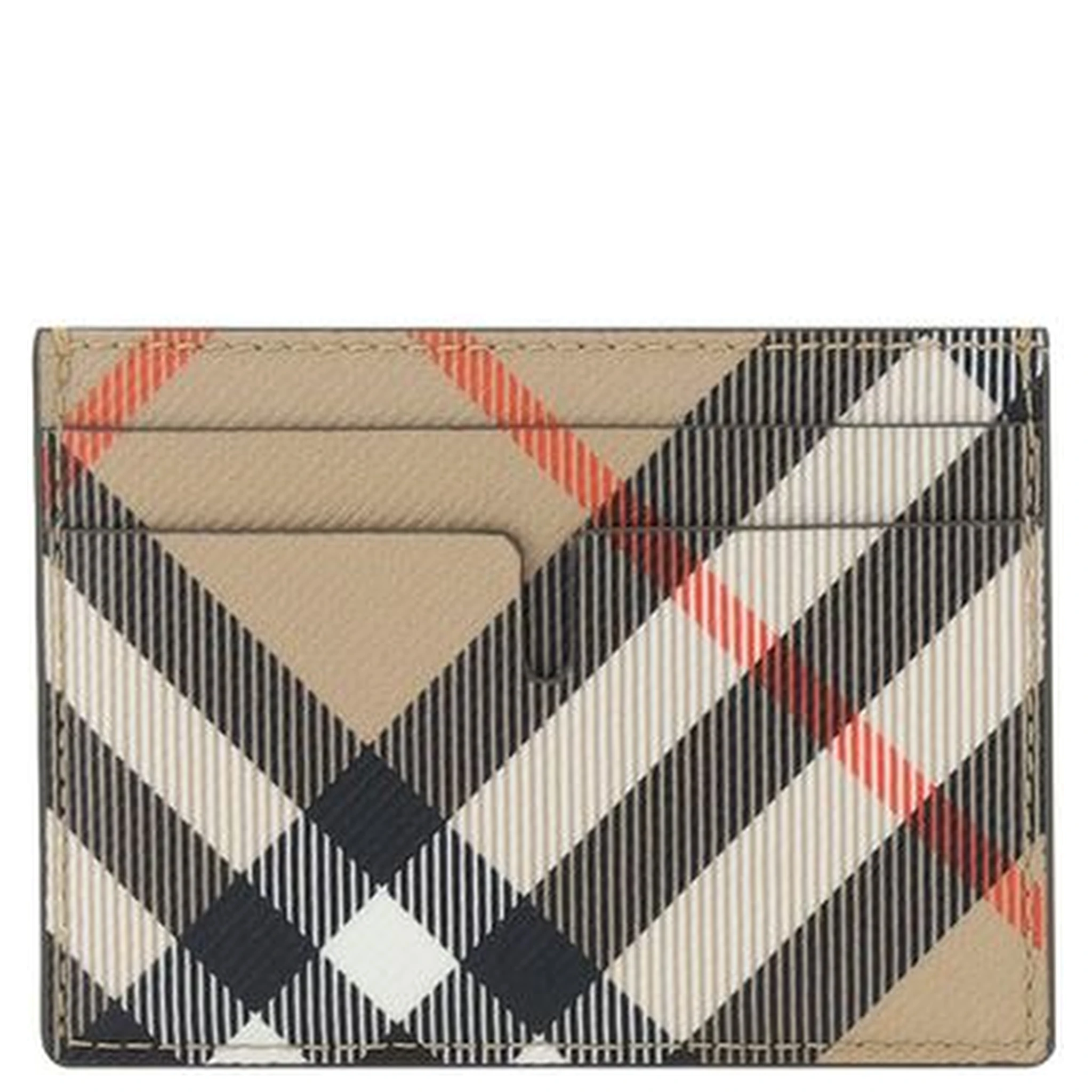Beige Cotton Cardholder