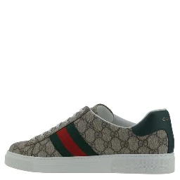 Beige Rubber Low Top Sneakers