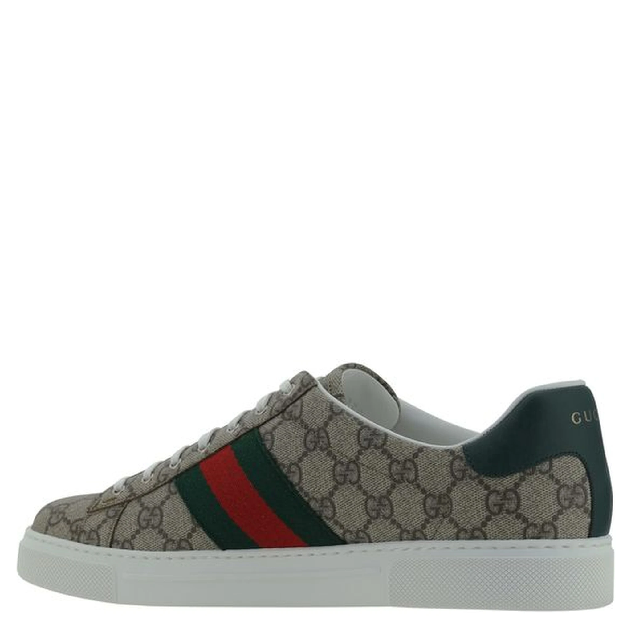 Beige Rubber Low Top Sneakers