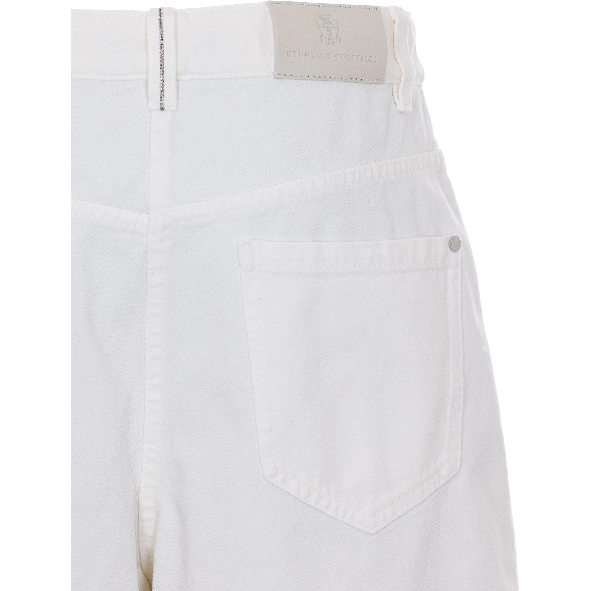 Brunello Cucinelli Trousers White