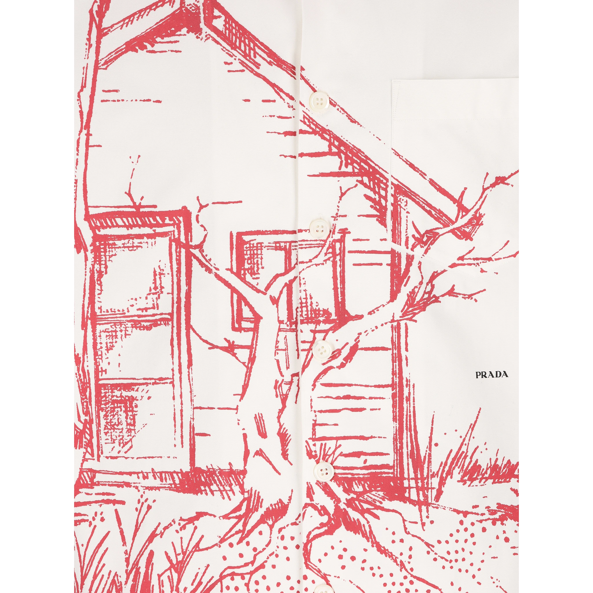 Prada Shirts Red