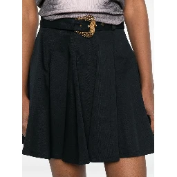 تنانير جينز سوداء من فيرساتشي كوتور