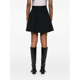 تنانير جينز سوداء من فيرساتشي كوتور