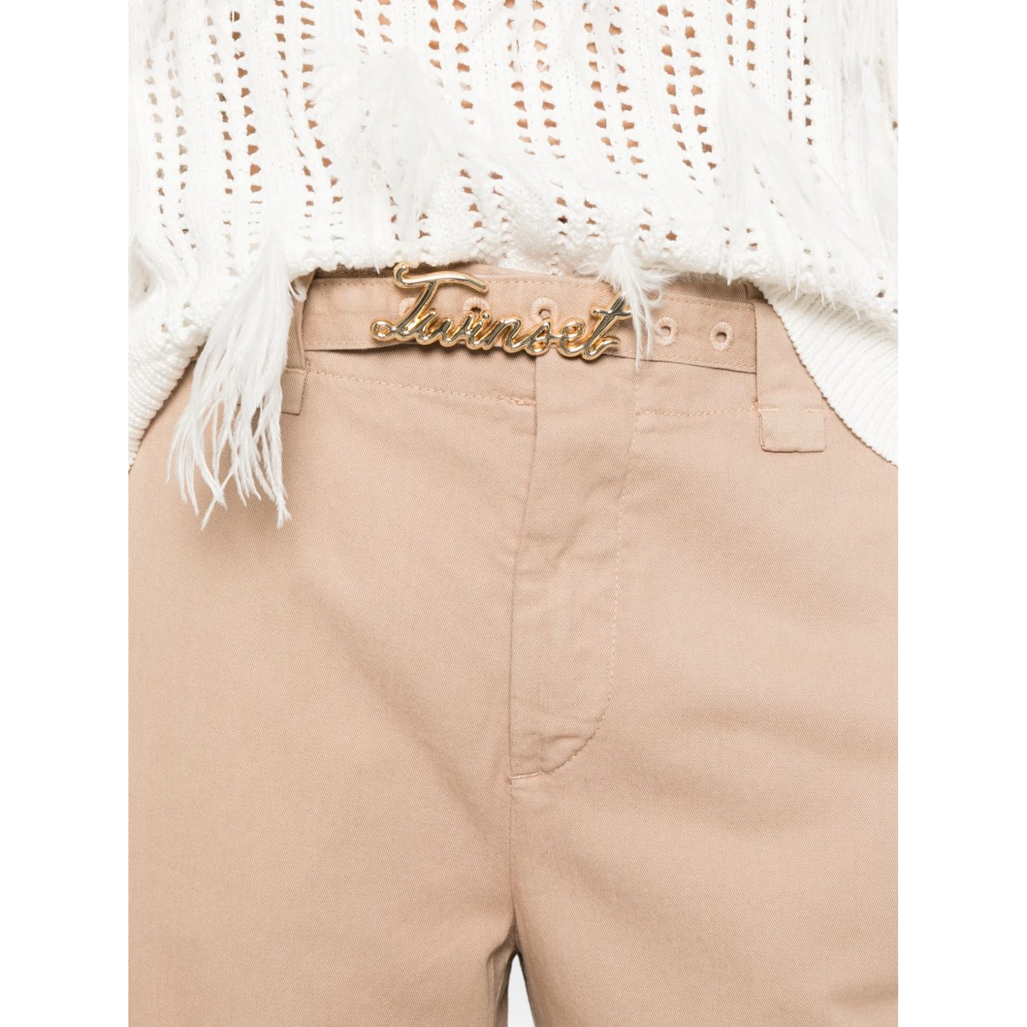 Twin-set Trousers Beige