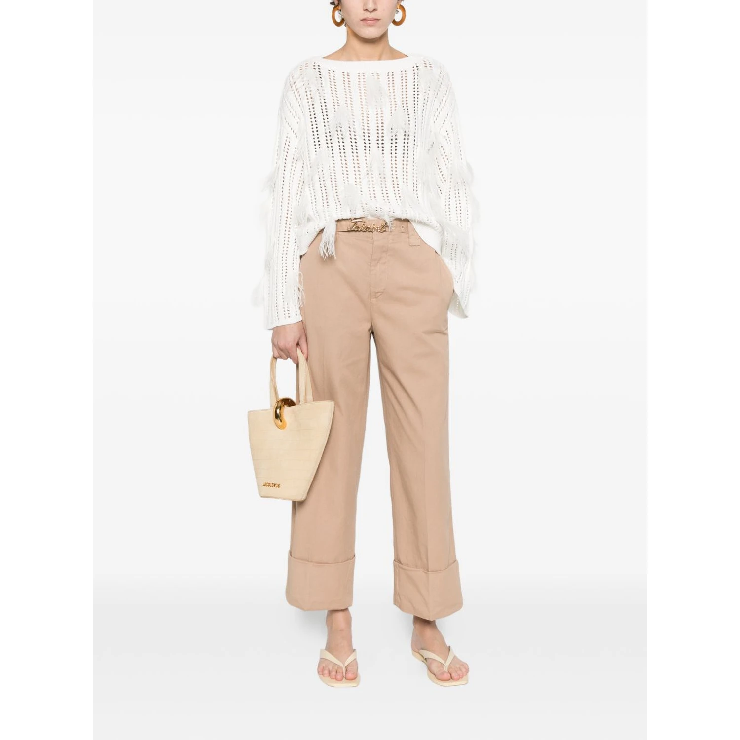 Twin-set Trousers Beige