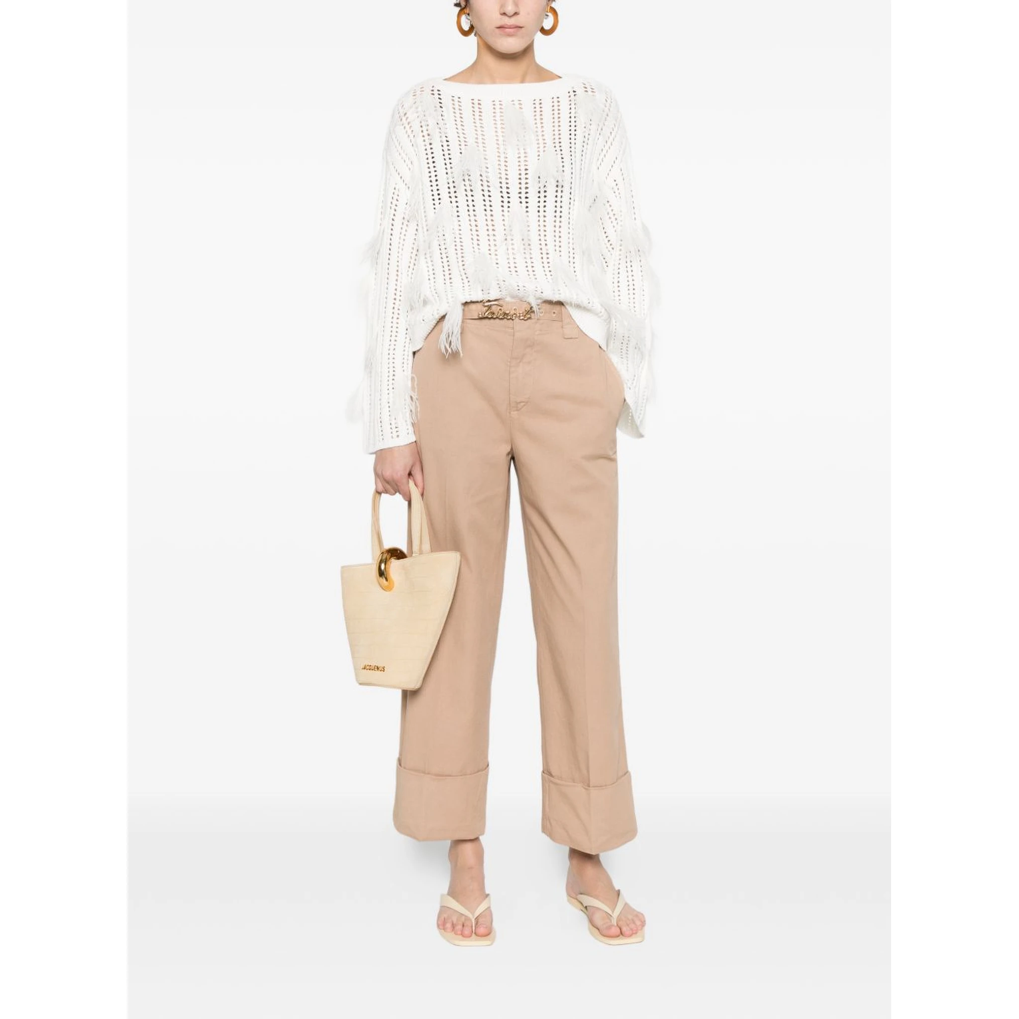 Twin-set Trousers Beige