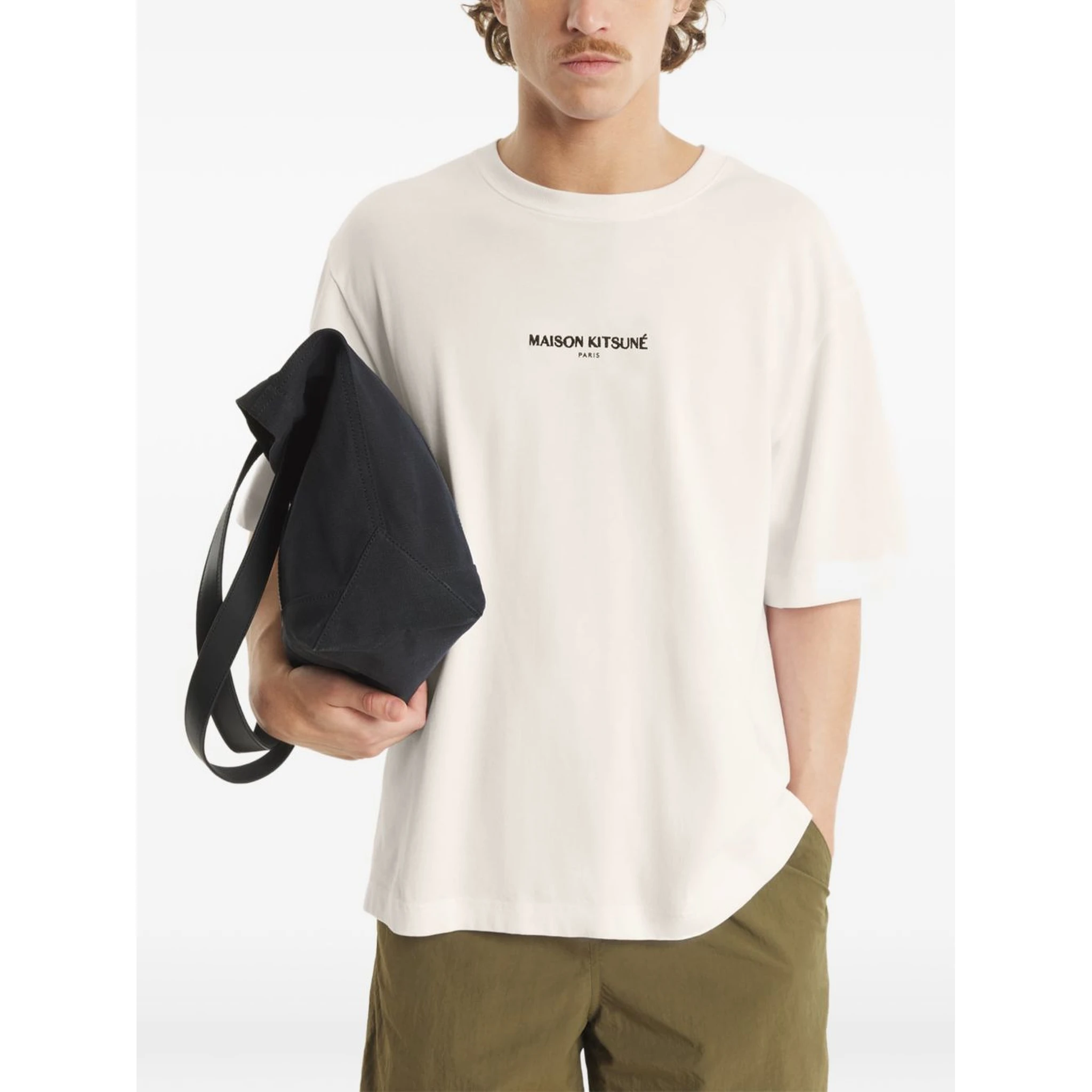 MAISON KITSUNE' T-shirts and Polos Beige