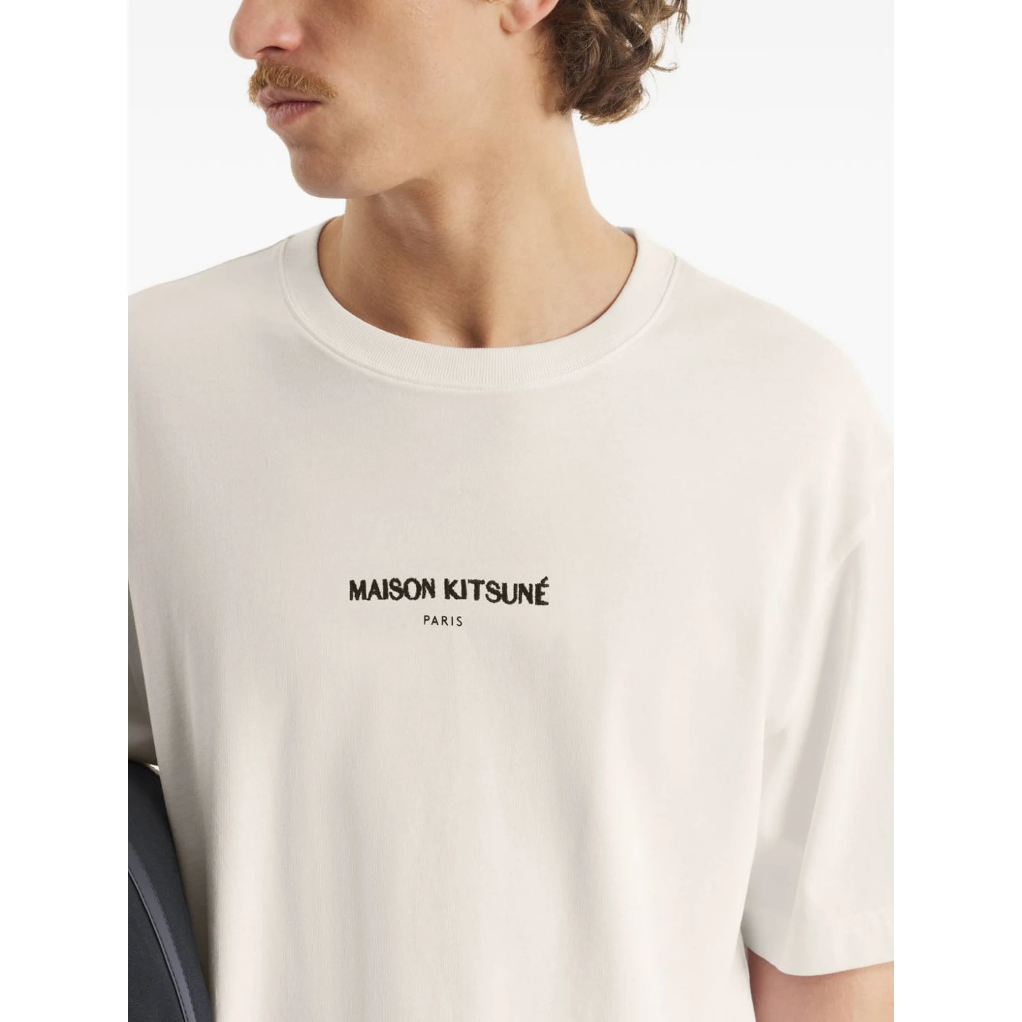 MAISON KITSUNE' T-shirts and Polos Beige