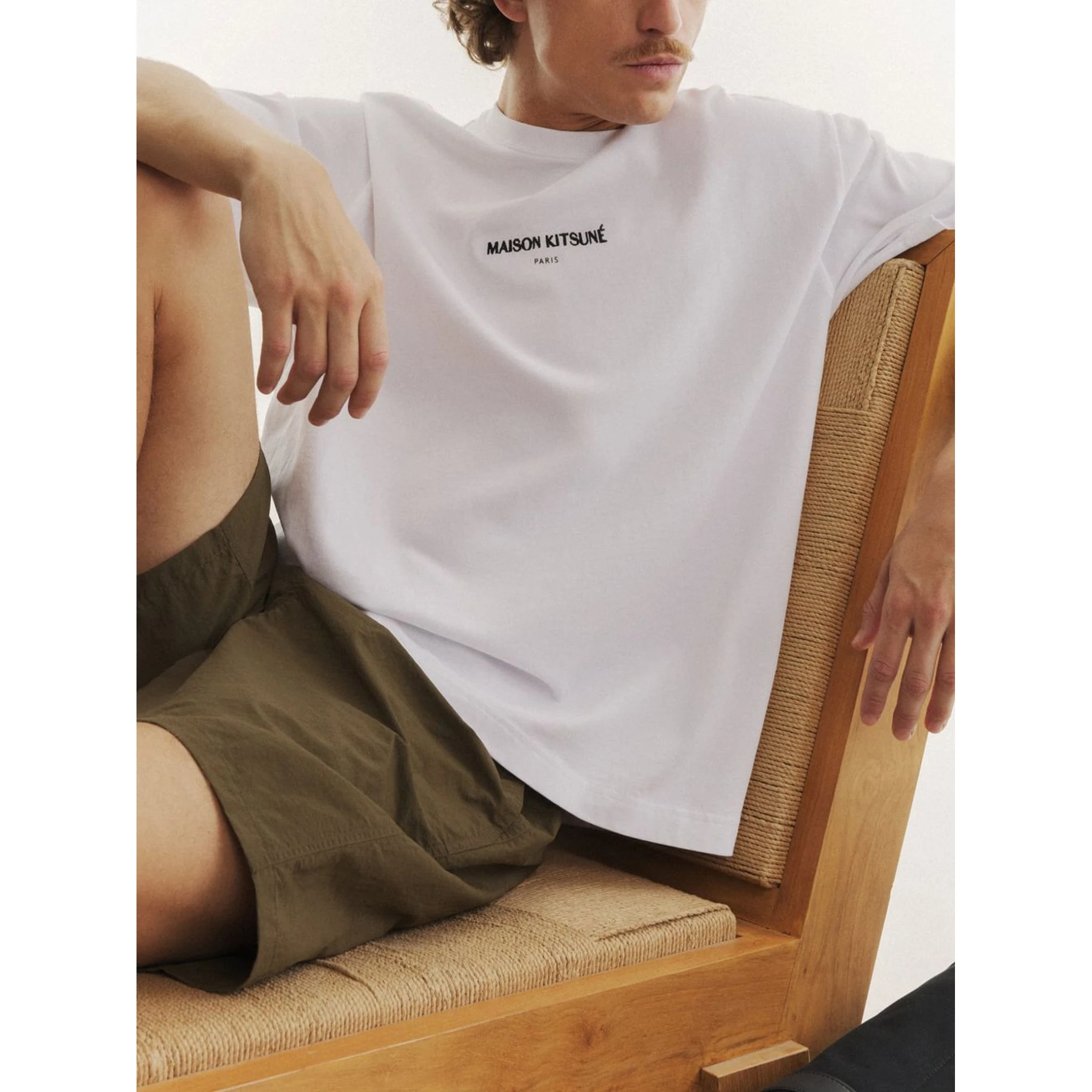 MAISON KITSUNE' T-shirts and Polos Beige