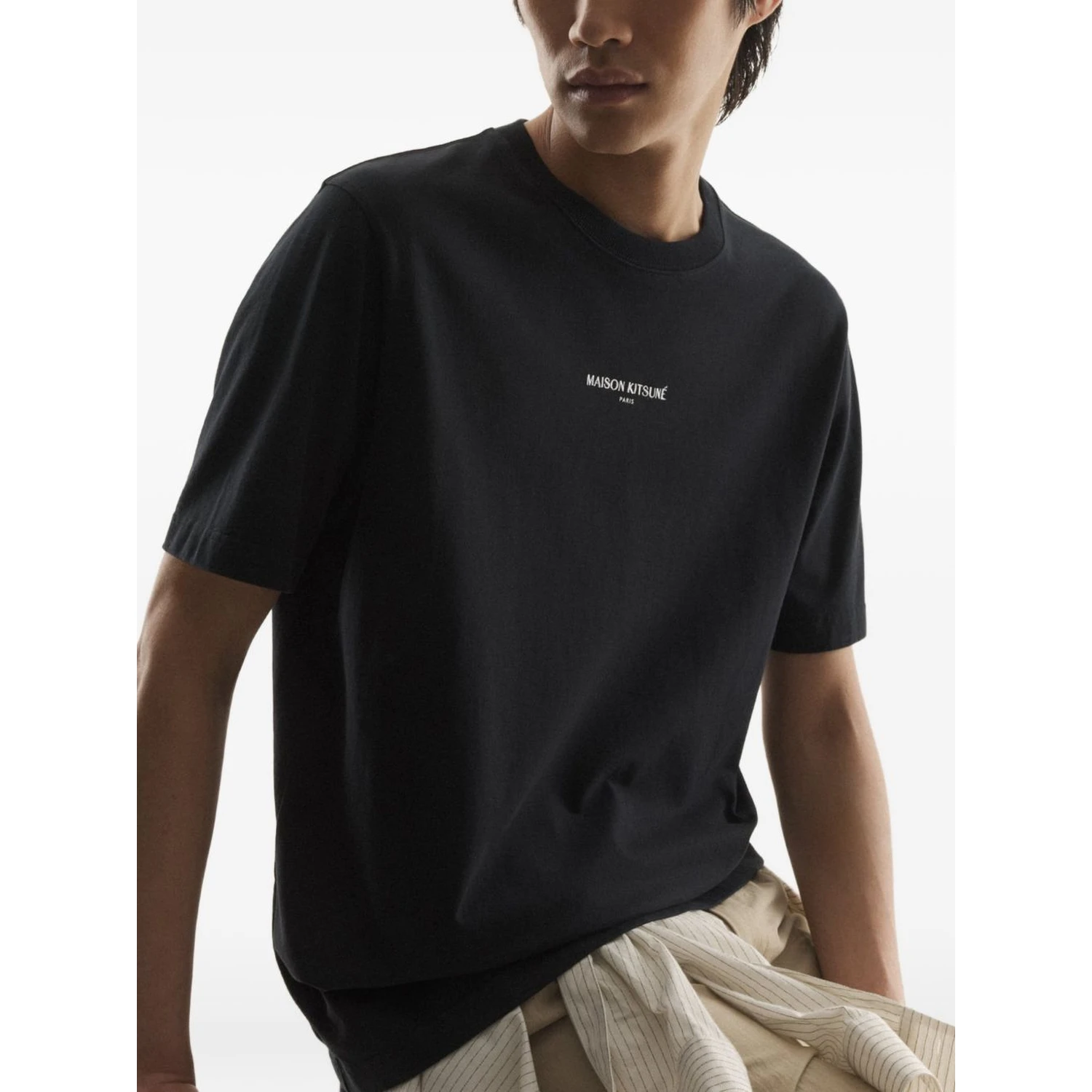 MAISON KITSUNE' T-shirts and Polos Black