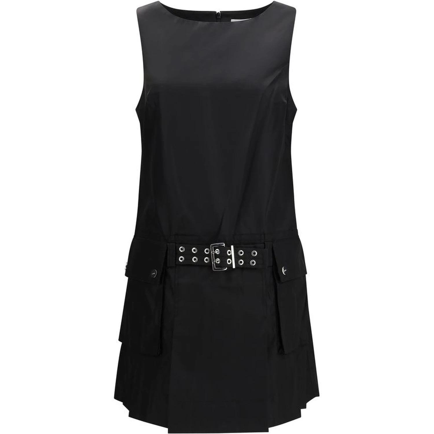 Black Recycled Polyamide Casual Dress