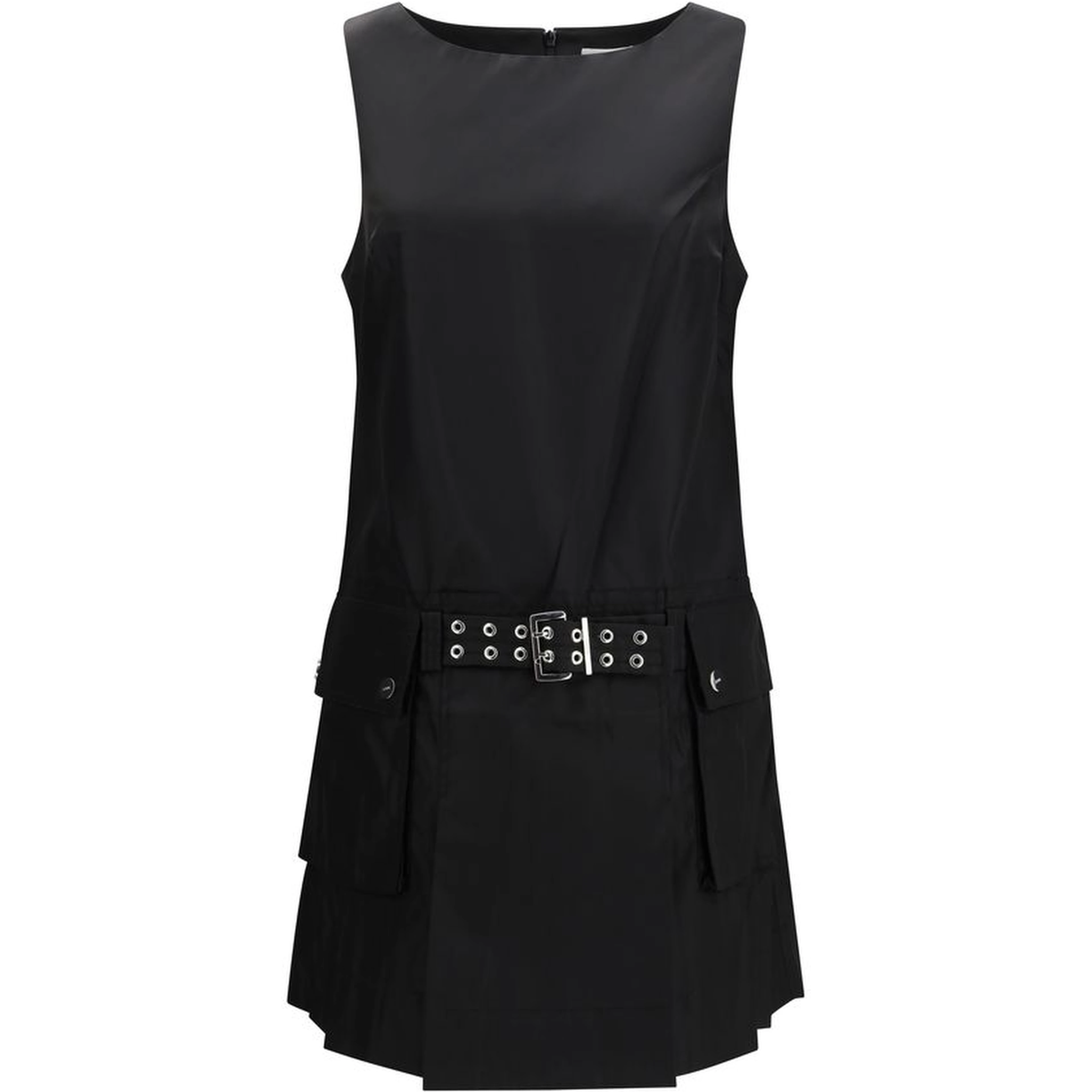 Black Recycled Polyamide Casual Dress