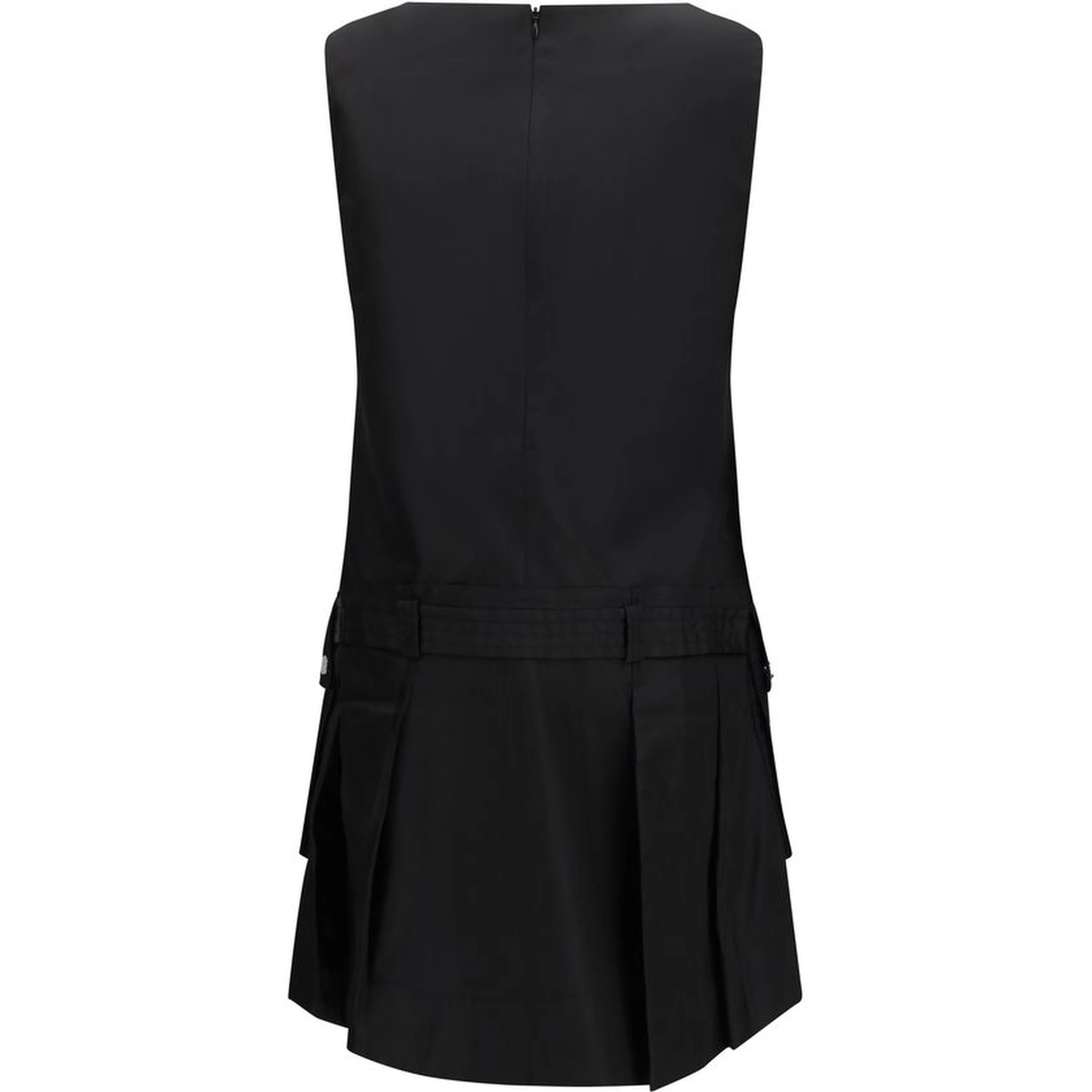 Black Recycled Polyamide Casual Dress
