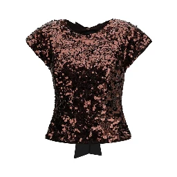 Brown Polyester Top