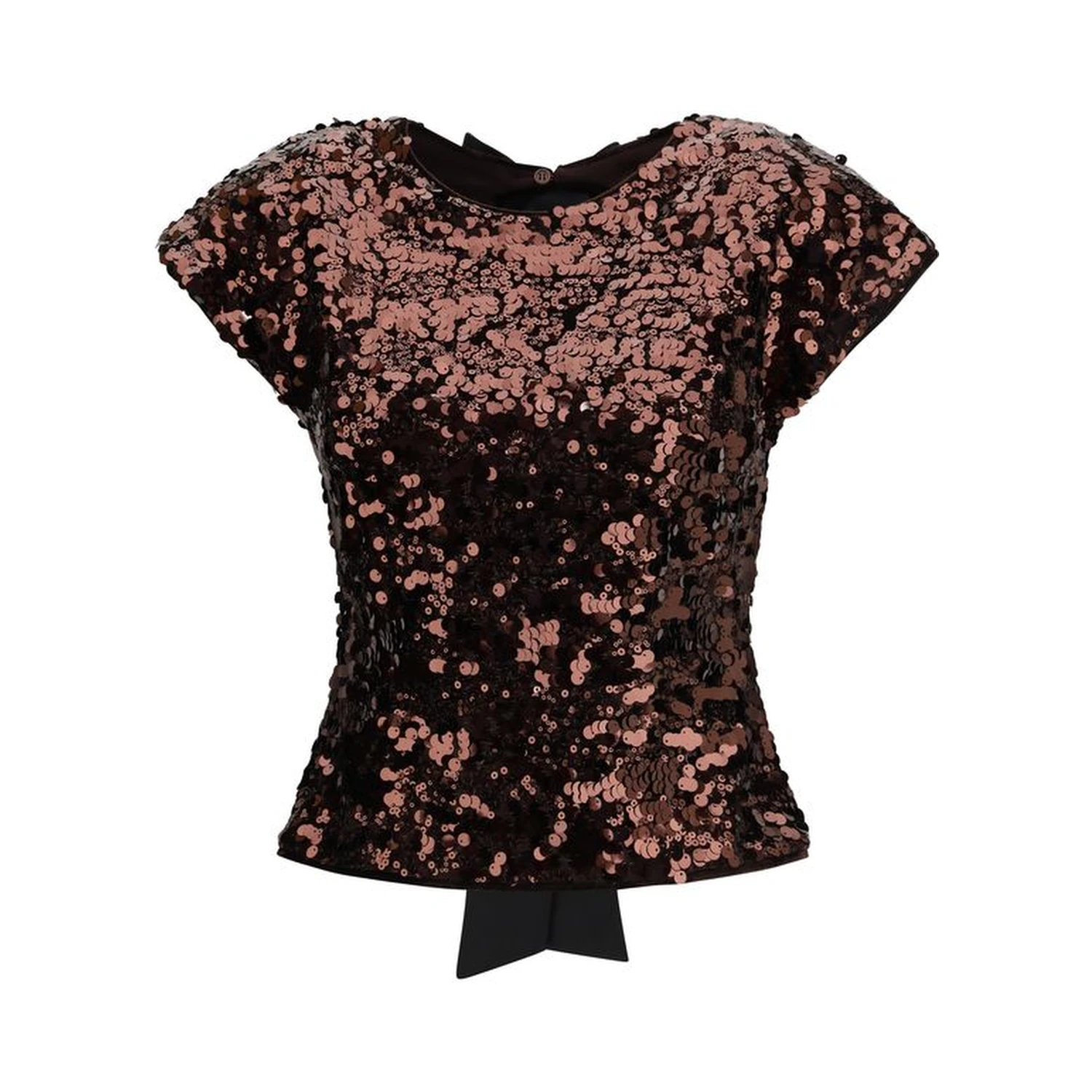 Brown Polyester Top