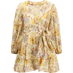 Bicolor Cotton Casual Dress