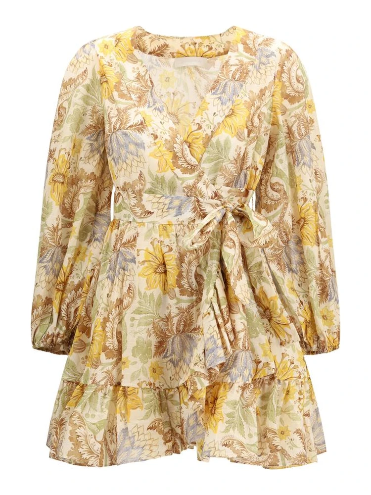 Bicolor Cotton Casual Dress